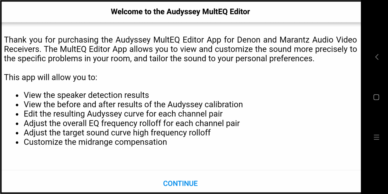 Using Audyssey MultEQ Editor On The Marantz AV8805